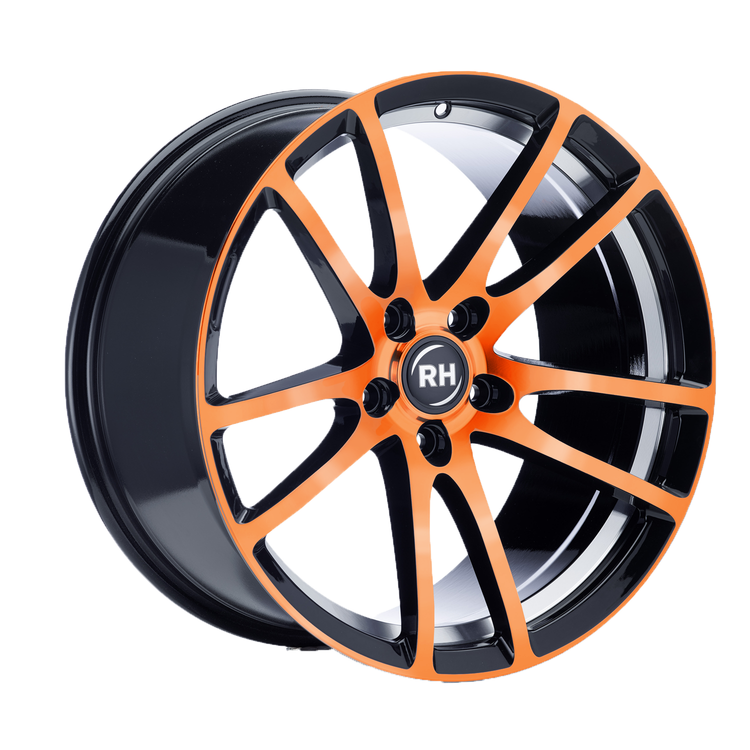 RH BO FLOWFORMING 19x8.5 ET45 5x108 Color Polished - Orange