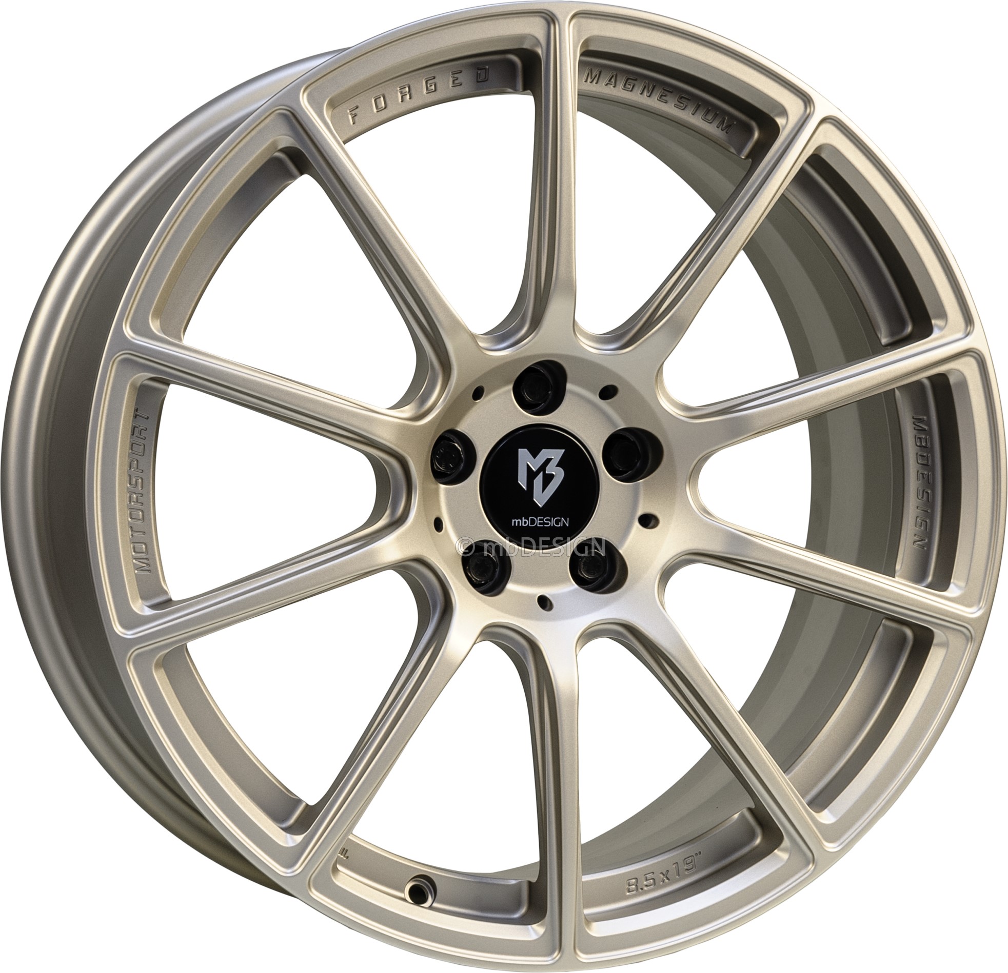 mbDESIGN MF1 18x7.5 ET44 5x100 Champagner Matt
