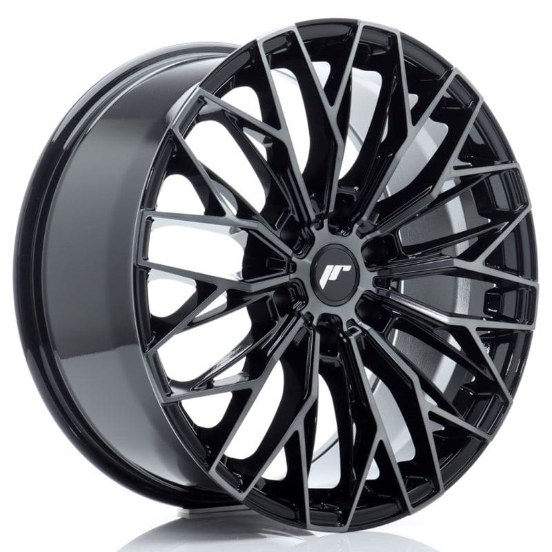 Japan Racing JRX12 in Black Machined Tinted Face Farbe