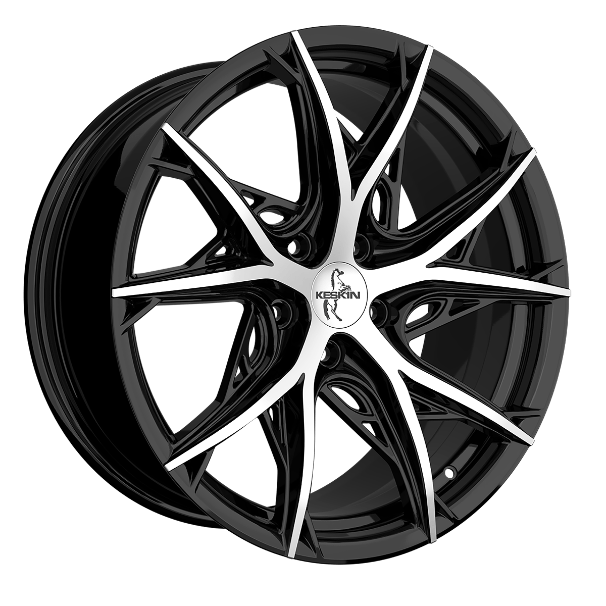 Keskin KT24C 19x8.5 ET30 5x112 Black Front Polish