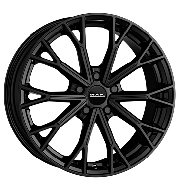 MAK ASPHALT 20x9.5 ET22 5x112 Noir Brillant