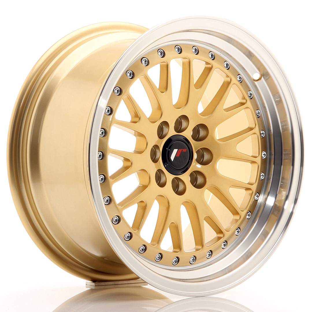 Japan Racing JR10 16x8 ET20 4x100/108 Gold Machined Lip
