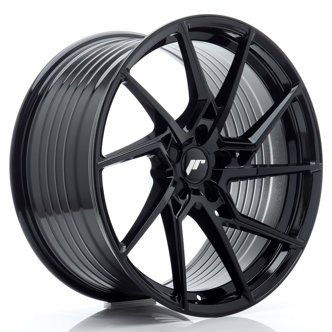 Japan Racing JR33 20x10 ET20-40 Noir Brillant (ET et entraxe sélectionnables librement)