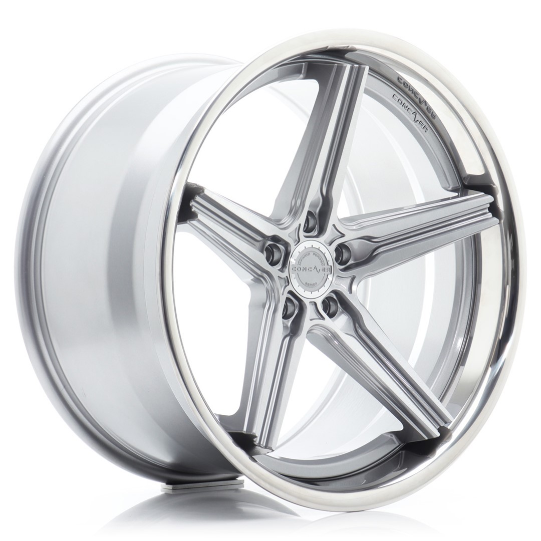 Concaver CVR9 20x10.5 ET0-28 Blank Brushed Titanium