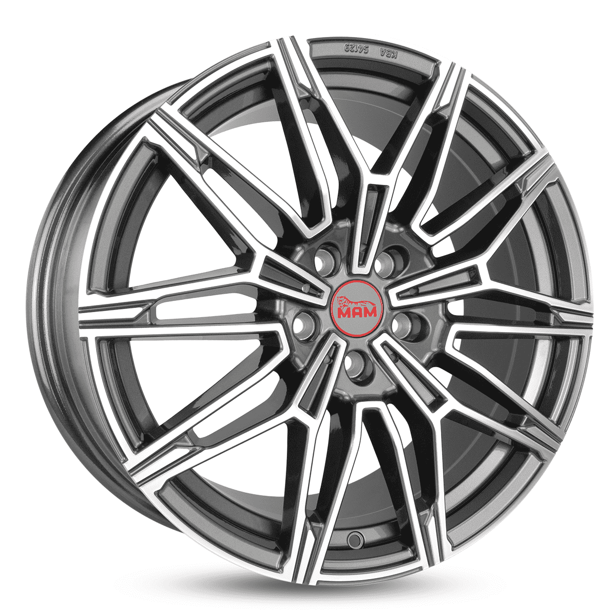 MAM Felgen B3 19x8.5 ET45 5x112 Palladium Front Polish
