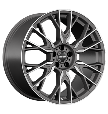 GMP FENDER 19x8 ET30 5x112 Matt Anthracite Diamond
