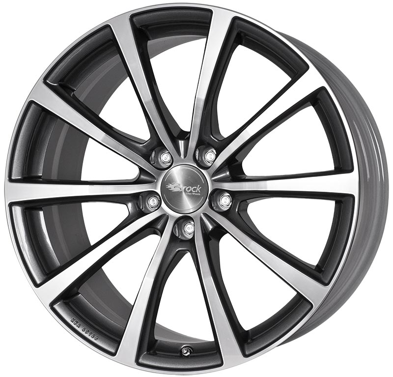 Brock B32 19x7.5 ET44.5 5x120 Himalaya Grey Voll-Poliert (HGVP)