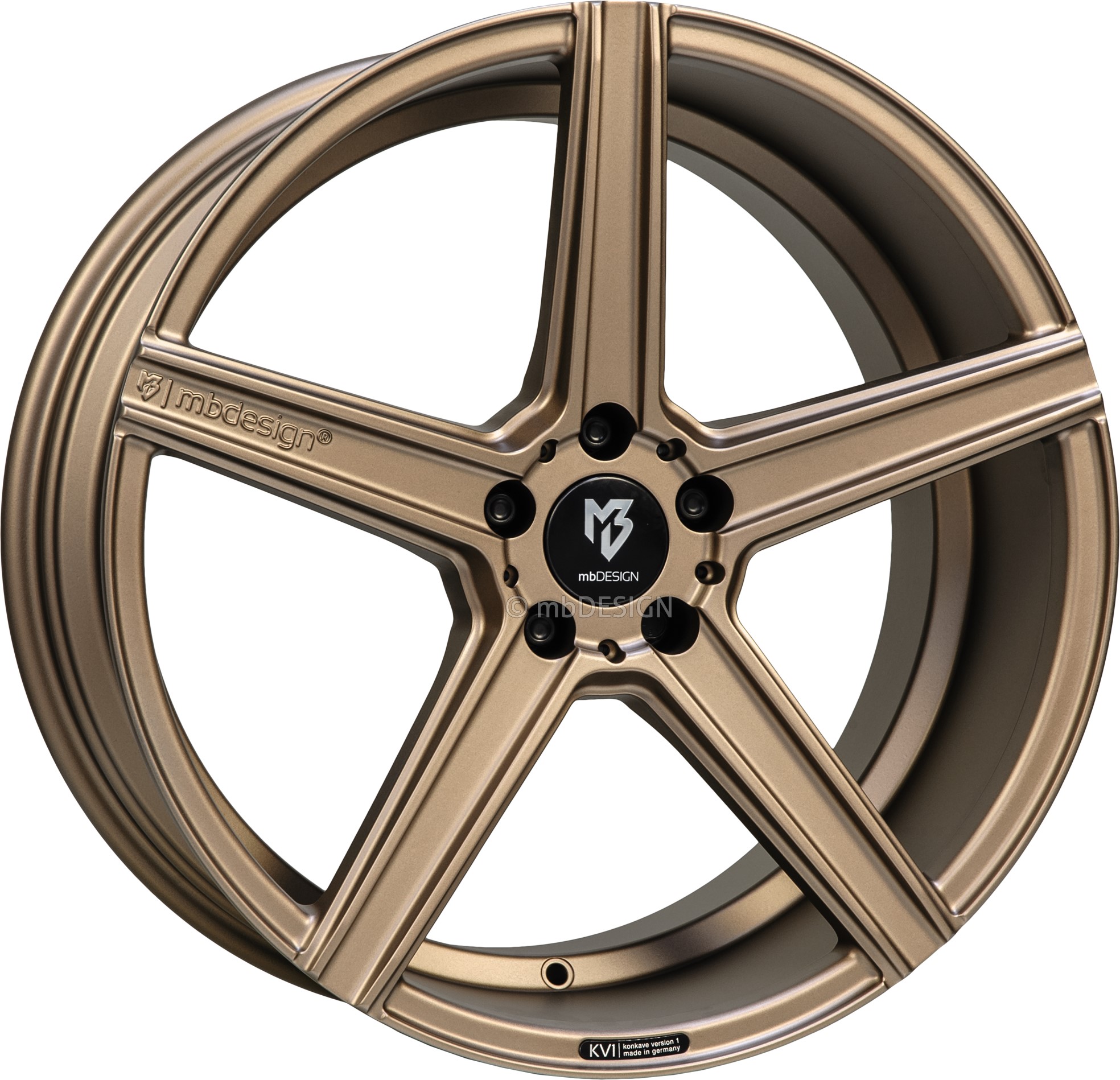 mbDESIGN KV1 22x10 ET20 5x115 Bronze Light Matt