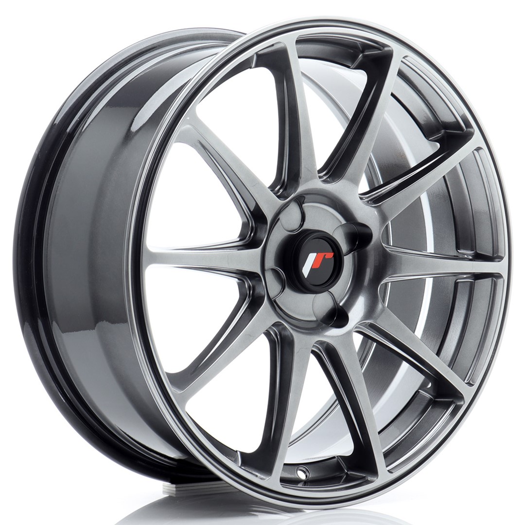 Japan Racing JR11 18x7.5 ET20-40 Hyper Black (ET und LK frei wählbar)