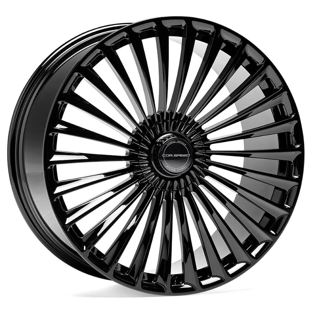 Corspeed Forged F01 20x10 ET und LK frei wählbar, Higloss Black