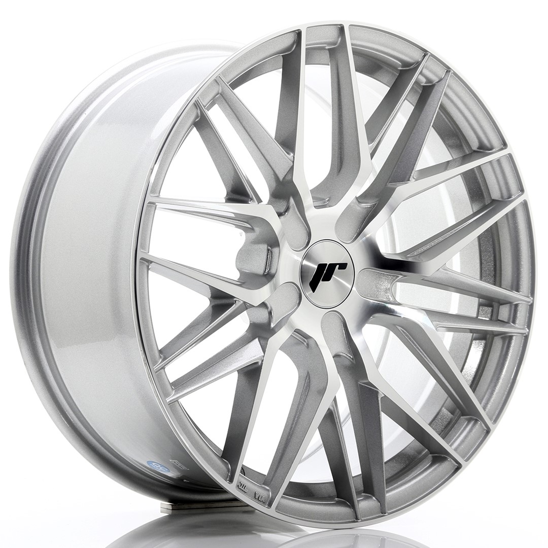 Japan Racing JR28 18x8.5 ET20-40 Argento Faccia Lavorata (ET e PCD liberamente selezionabili)