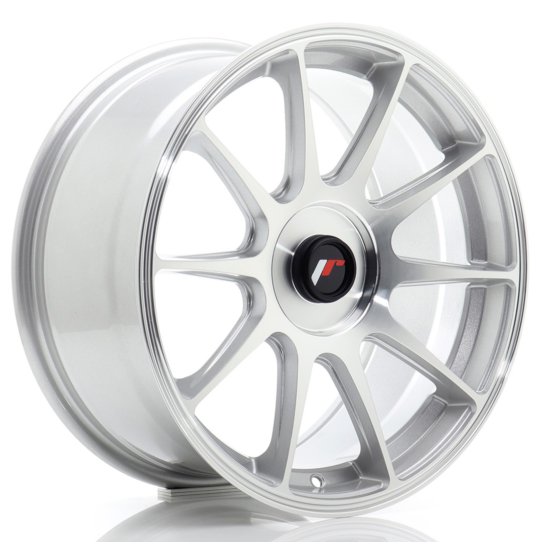 Japan Racing JR11 17x8 ET20-35 Silver Machined Face (ET and PCD freely selectable)