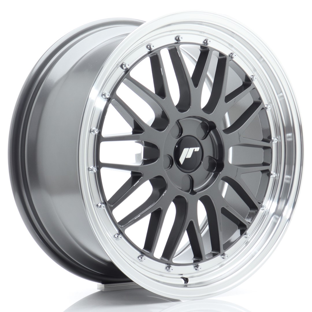 Japan Racing JR23 19x8.5 ET20-45 Hyper Gray Machined Lip (ET und LK frei wählbar)