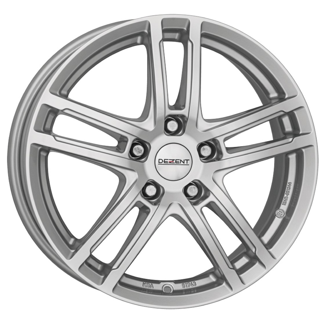 Dezent TZ 16X6.5 ET50 5X108 SILVER