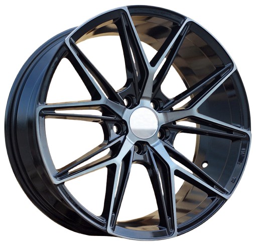 Haxer Y0036 18x8 ET40 5x114.3 Noir Face Teintée