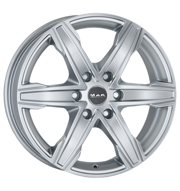 MAK KING6 16x6.5 ET54 6x130 Silver