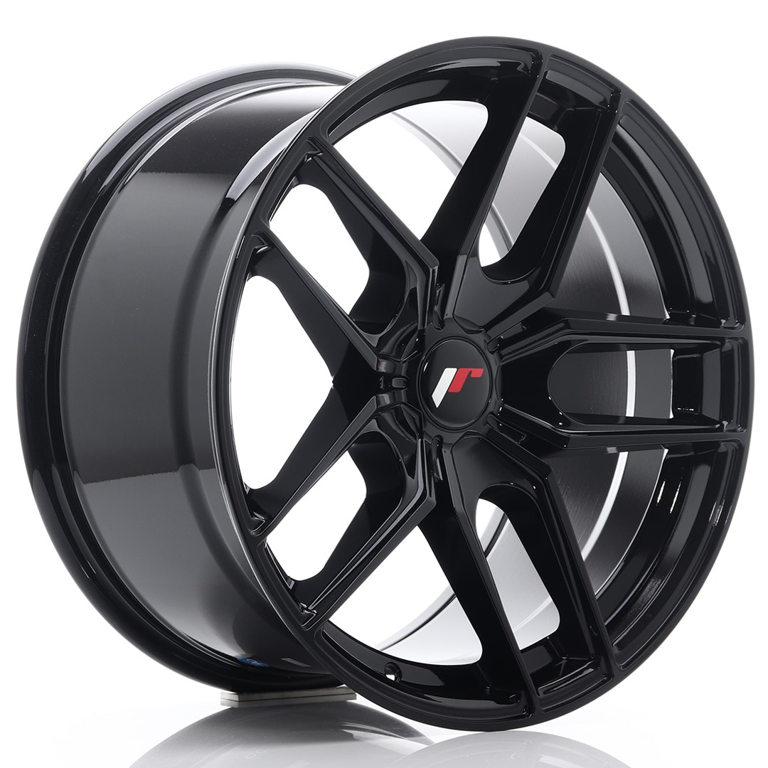 Japan Racing JR25 18x9.5 ET20-40 Noir Brillant (ET et entraxe sélectionnables)