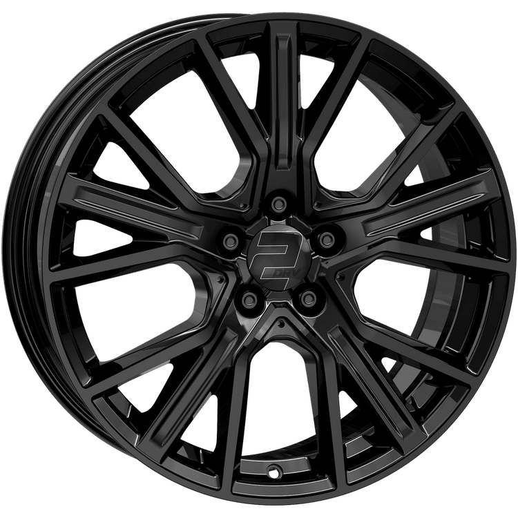 2DRV WH34 19x8 ET40 5x112 Schwarz Glänzend Lackiert