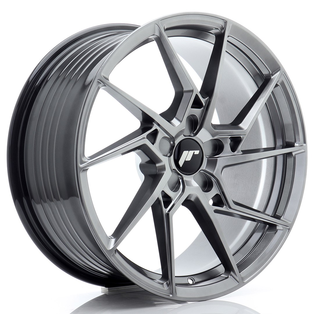 Japan Racing JR33 19x8.5 ET20-45 Hyper Black (ET et entraxe sélectionnables librement)
