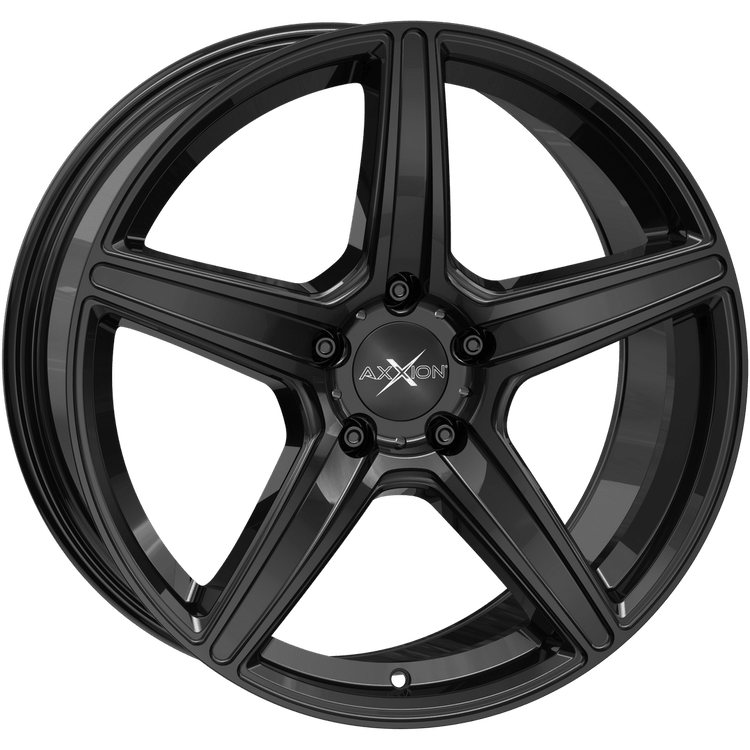 Axxion AX7 20x9 ET45 5x120 Schwarz Glänzend Lackiert