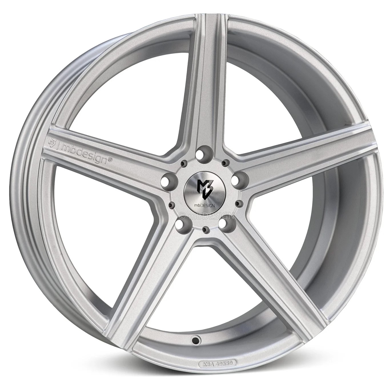 mbDESIGN KV1 20x9 ET37 5x120 Unlackiert