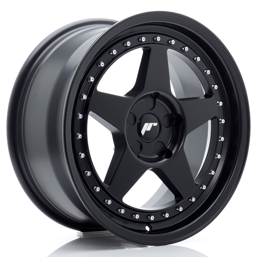 Japan Racing JR6 17x8 ET20-35 Matt Black (ET und LK frei wählbar)