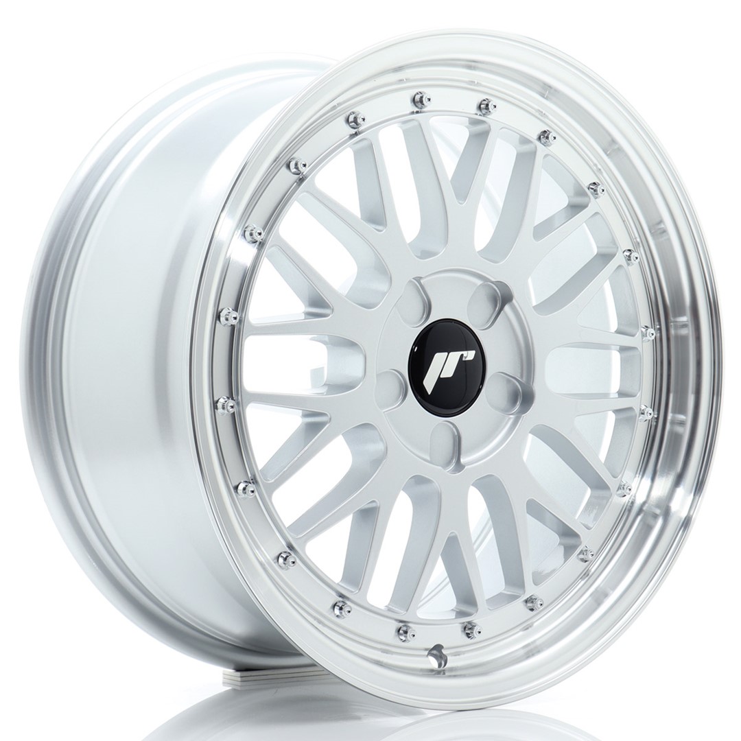 Japan Racing JR23 17x7.5 ET20-40 Blank (5H) Hyper Silver Machined Lip