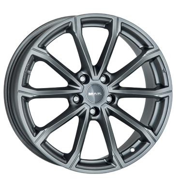 MAK DAVINCI4 17x5 ET40 5x100 Titane Clair
