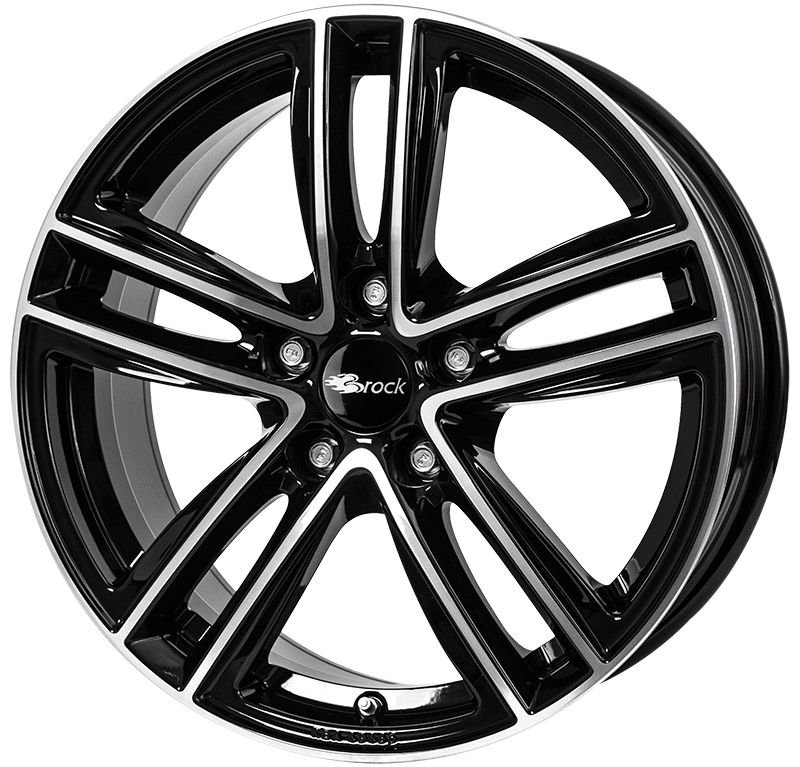 RCDesign RC27 17x7.5 ET50.5 5x108 Schwarz Glanz Voll-Poliert (SGVP)