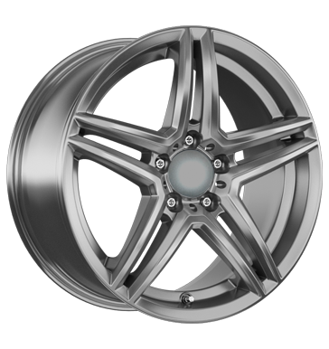 Rial M10 17x8 ET48 5x112 Metal Grey