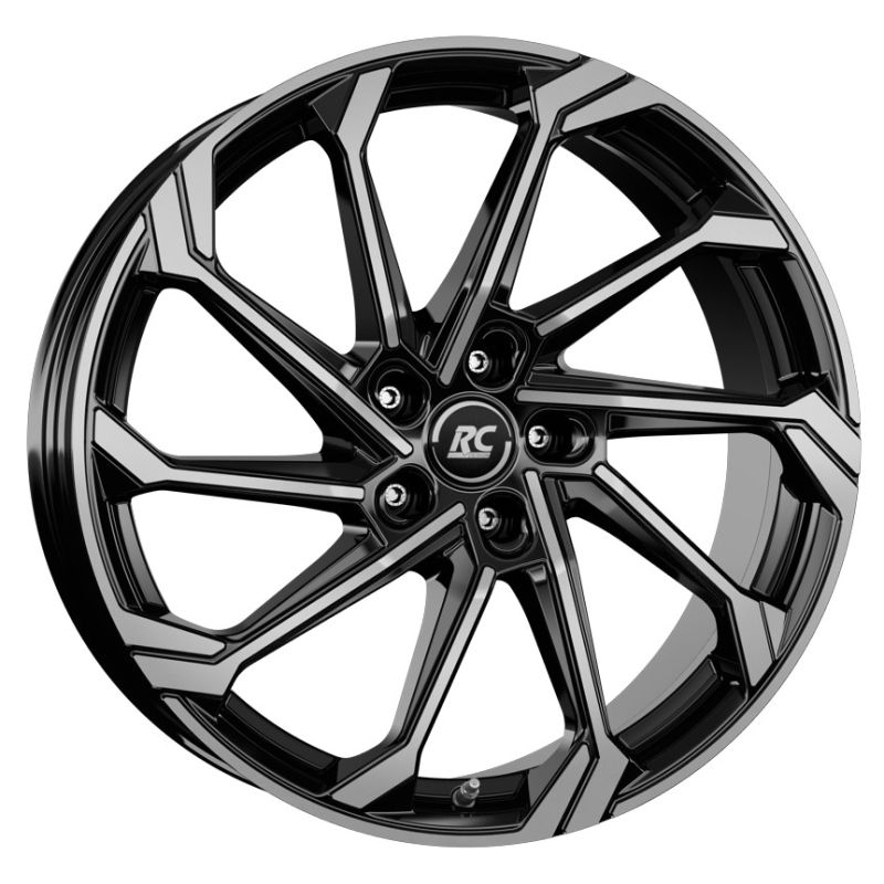 RCDesign RC36 17x7 ET45 5x114.3 Schwarz Glanz Voll-Poliert (SGVP)