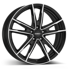 Dezent KF DARK 17x6.5 ET50 5x114.3 Black Polished