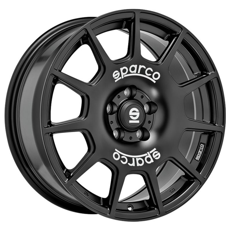 Sparco TERRA 17x7.5 ET48 5x100 Matt Black White Lettering