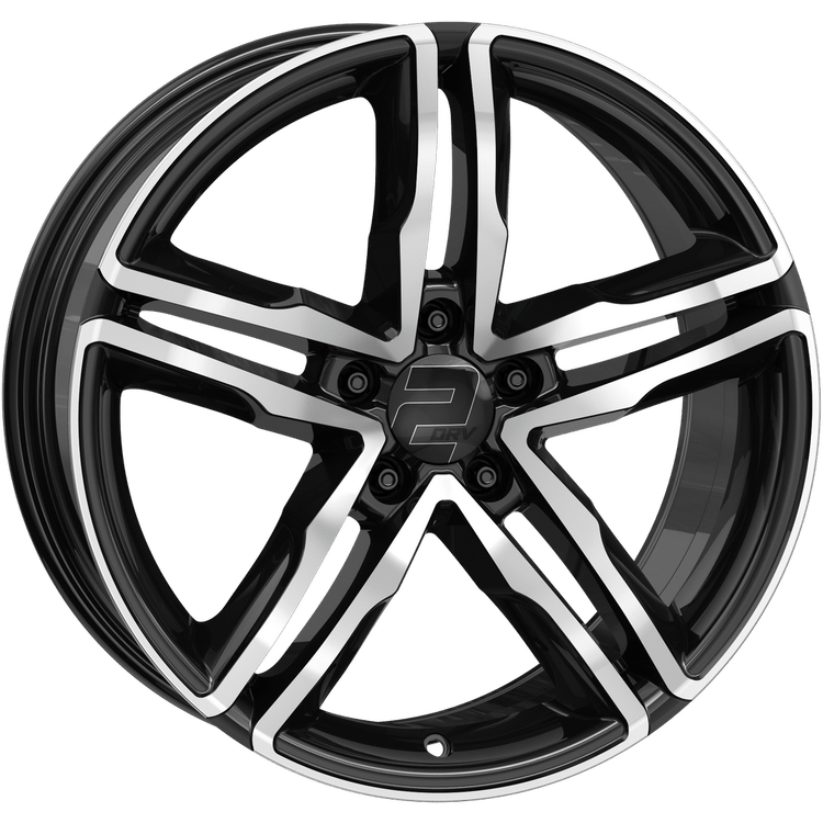 2DRV WH11 17x7.5 ET35 5x112 Schwarz Hochglanzpoliert